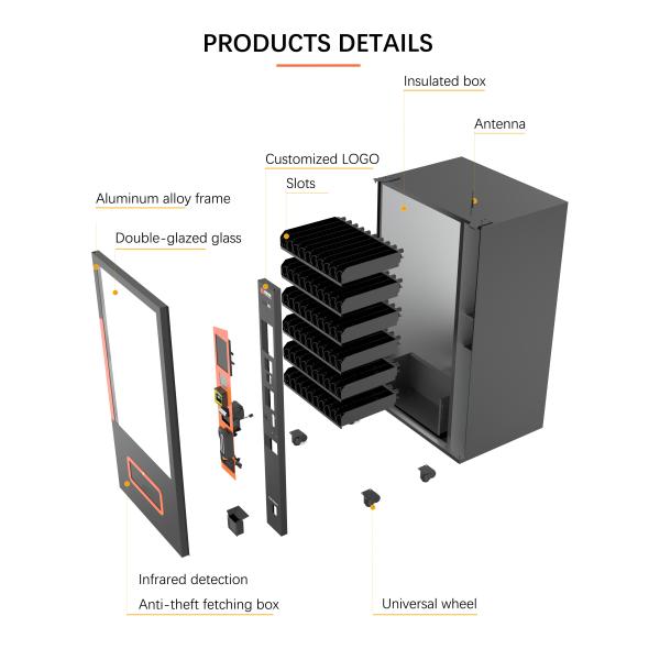 Advanced Touch Screen Technology Automatic Juice Vending Machine For Large Product Selection