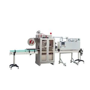 PLC HMI Automatic Shrink Sleeve Applicator Machine 800BPM Packaging