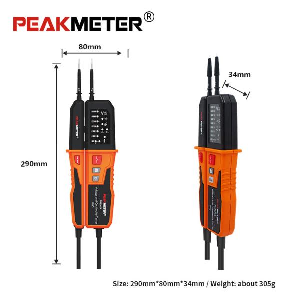Auto-Range IP65 Waterproof Multifunction Voltage Detector for Industrial Applications