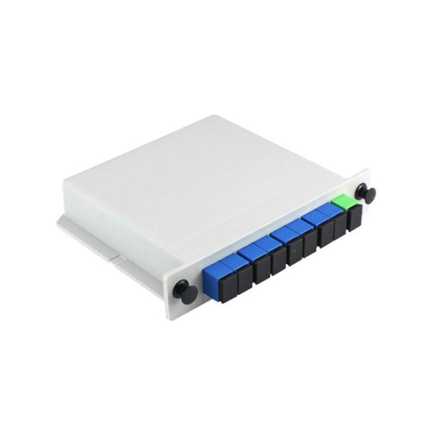Light Wave Circuit Multimode Fiber Optic Splitter 1x8 For FTTX EPOM BPON