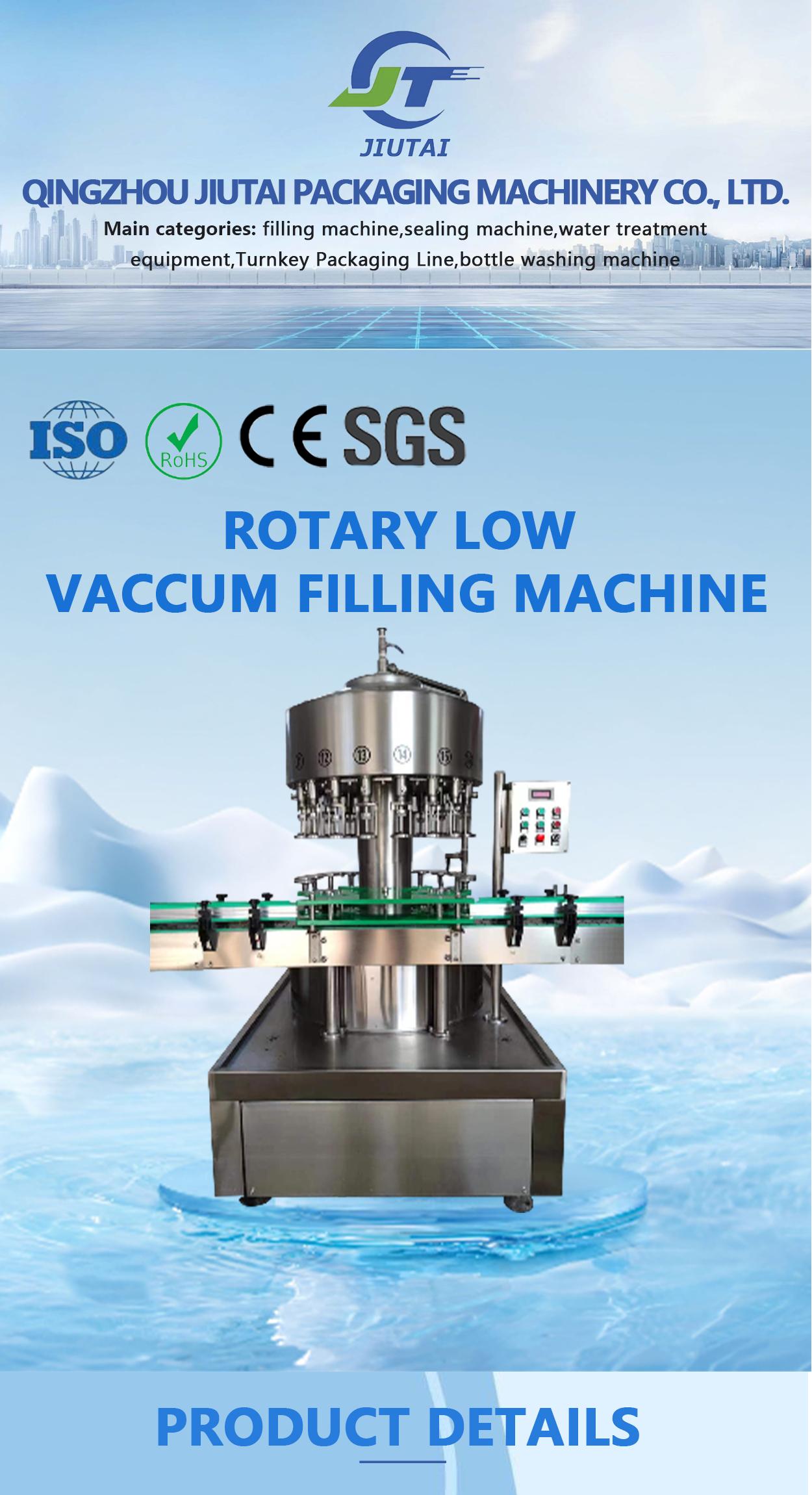 Fully Automatic Negative Pressure Rotating Liquid Filling Machine for Vodka Whiskey Red Wine Bottle Filling Equipment Machine