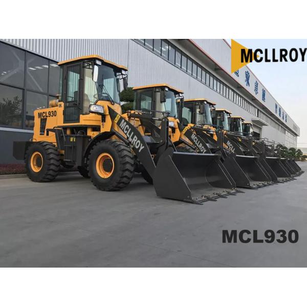 Industrial 1.5 Ton Wheel Loader Construction Equipment With 1cbm Bucket