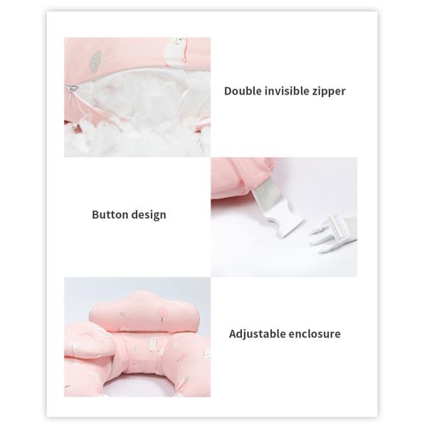 Polyester/Cotton Maternity Pillow Multi Functional Nursing Pillow with Removable Cover