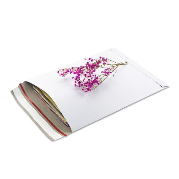 White Lined-Chip Board Biodegradable Hard Paperboard Wrapping Bag with Custom Printing