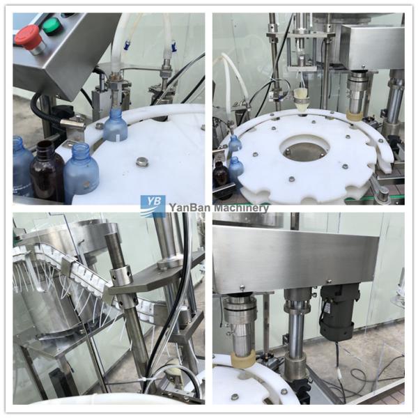 Touch Screen Perfume Filling Machine With PLC Control System Round Bottle