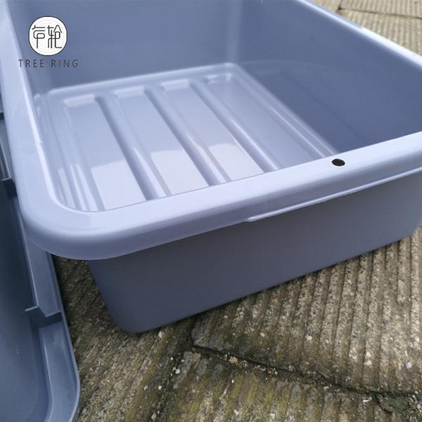 Grey Color Rectangular Hotel And Restaurant Serving Tray 560*380*176 mm