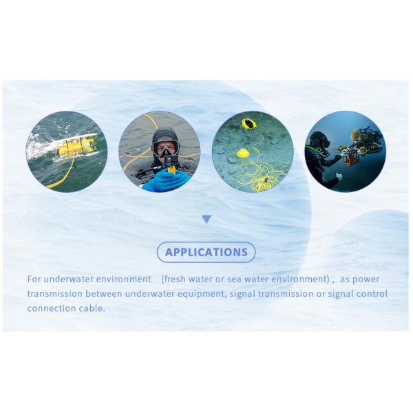 Rov Floating Cable With Umbilical Tether 1 And IEC 62196-2 Type 2 Plug Type