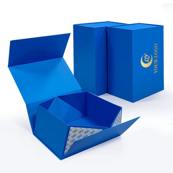 Collapsible Flat Pack Magnetic Gift Boxes Luxury Folding Box With Magnetic Closure