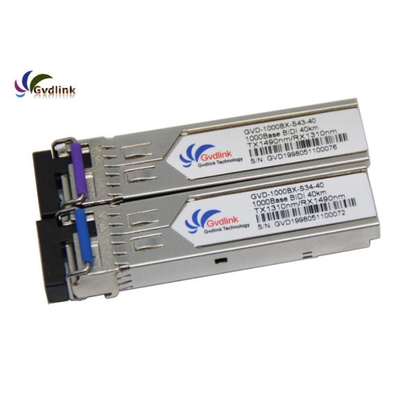 GLC-BX40-D-I Single Strand Fiber Bidirectional Optical Transceiver