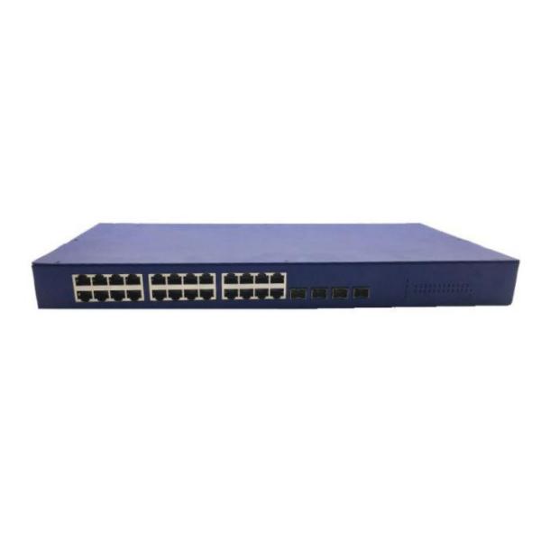 19 Inch Rack Mount 10G Ethernet Switch , Layer 3 Managed Switch 24+4 SFP+