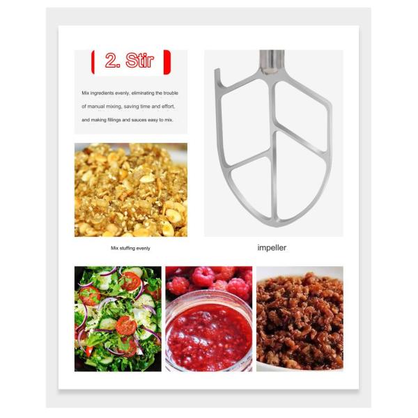 Multifunctional Food Processing Machine with 20L Capacity and Three Adjustable Speeds