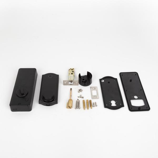 Touchscreen Smart Latch Door Lock With Fingerprint IC Card Code APP WiFi Control Deadbolt