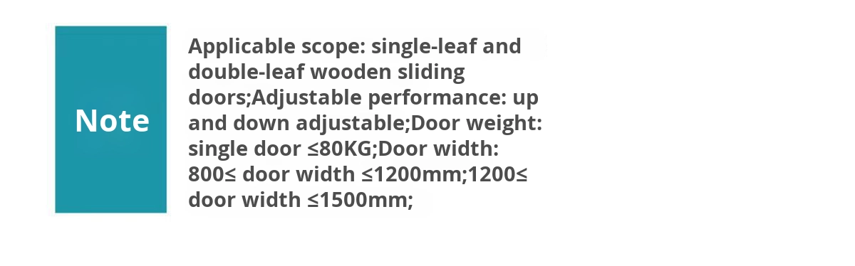 Ghost Door Dual Direction Buffer Hanging Wheel Special Hardware Accessory for Trackless Sliding Furniture for Living Room