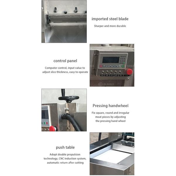 Frozen Lamb Beef Roll Cutting Machine with Adjustable Thickness and Easy Operation