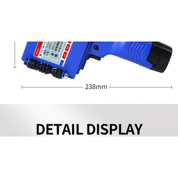Lightweight Handheld Inkjet Printer with Fast Dry Ink and Expiry Date Coding 3.5kg