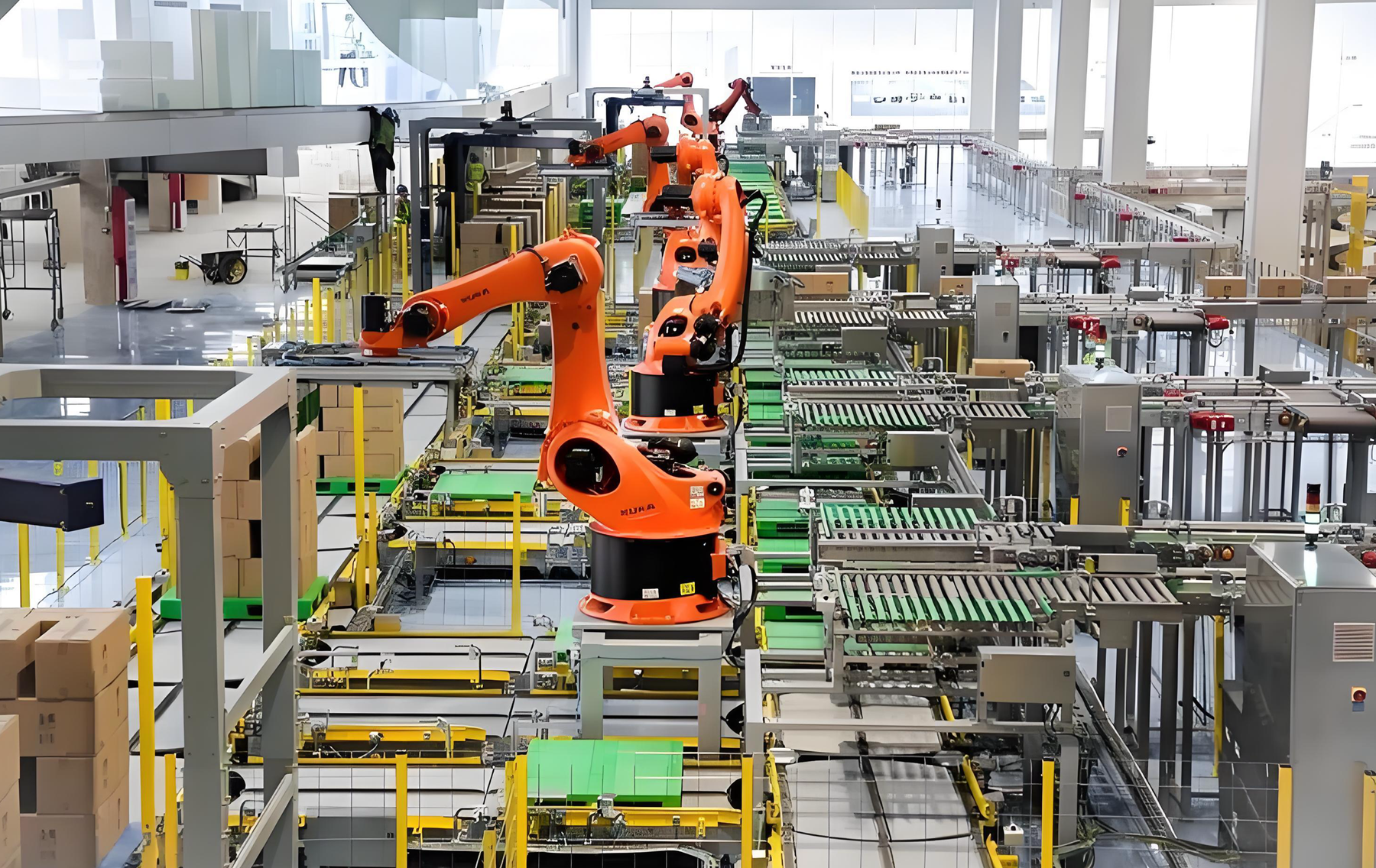 Quality Reliable Robot Palletizing System | End-to-End Automation Solution for sale