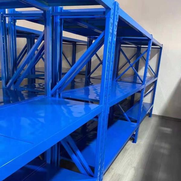 Boltless Design Warehouse Storage Rack Rivet Shelving Adjustable For Inventory Management