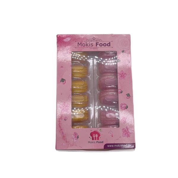Macaron packaging box side view and dimensions