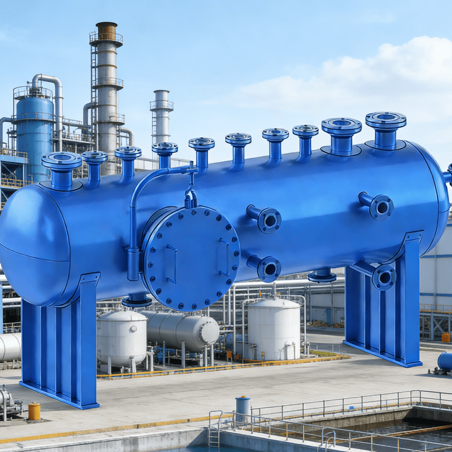 Advanced Structural Reliability Amine Separator with High Pressure Capability