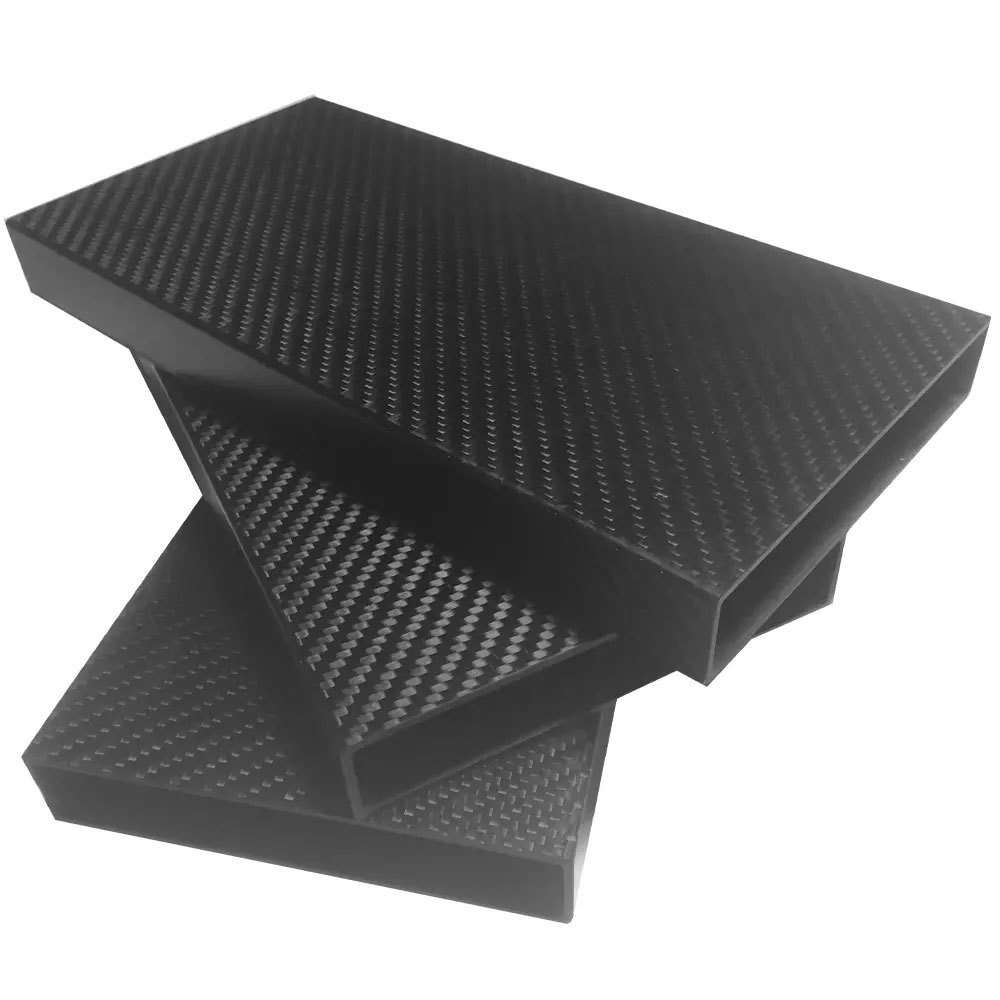 Durable and UV Resistant 3K Carbon Fiber Square and Rectangular Tubes