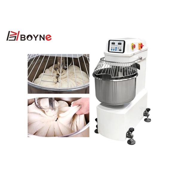 50L 4kw Bakery Processing Equipment Kitchen Vertical Dough Mixer with computer controll