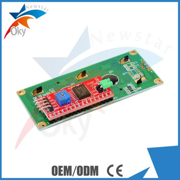 Screen Display 1602 I2C Module For Arduino Yellow Green Backlight Red Board