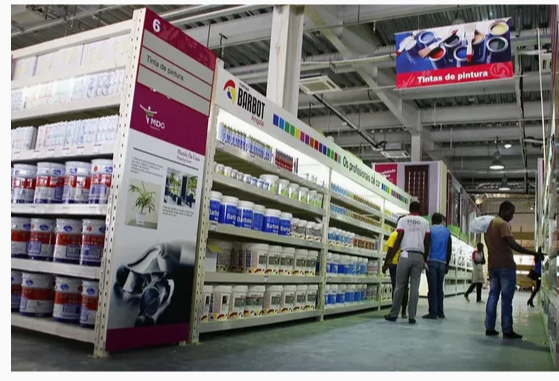 Safe And Stable Prefabricated Steel Structure Supermarket Store