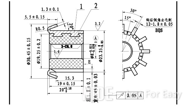 12P Copper Electric Motor Commutator DC Hook Type