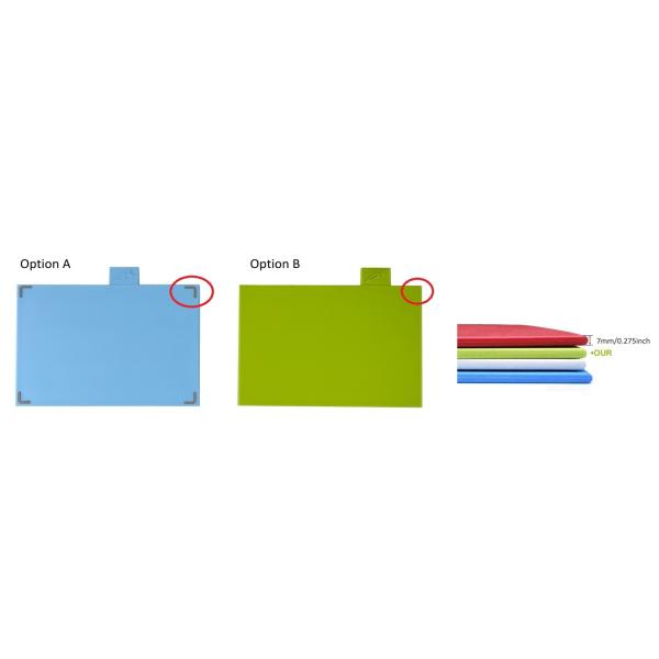 Fall Season Rectangle PP Chopping Board for Kitchen Fruit Vegetable Preparation Tasks