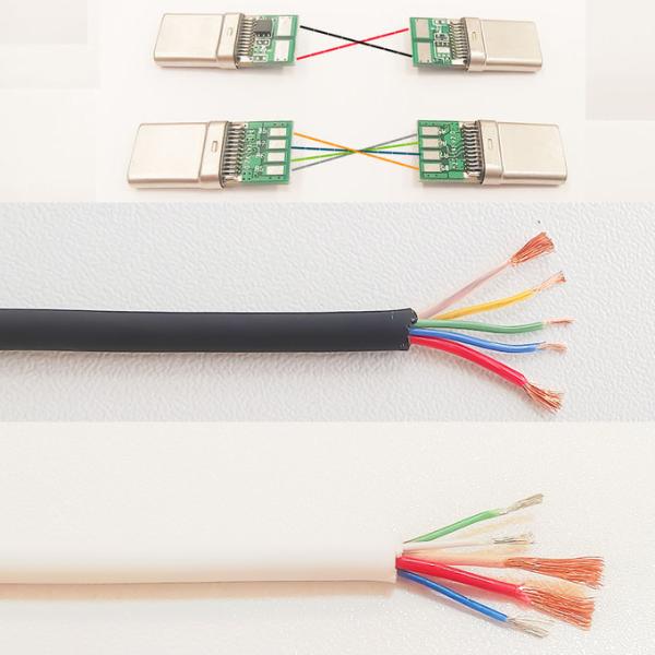 Repair Kit USB-C 3.1 Type C Charge Cable PD 100W Charging for Laptops Tablets Phones