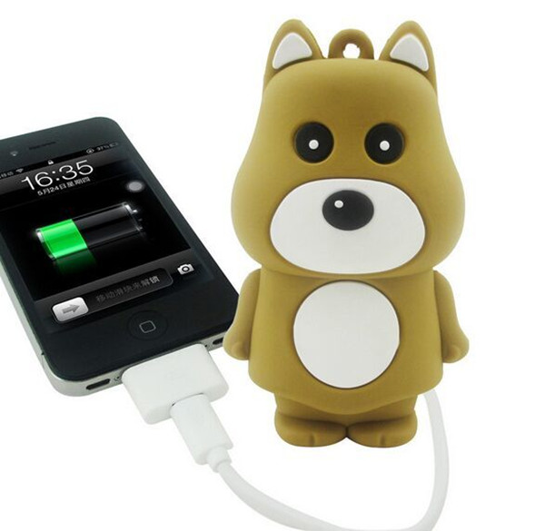 Mini Cute Rechargeable Powerbank Stylish Bear Shape For Mobile Phone