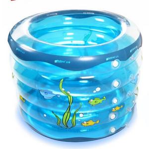 China New Kids Baby Swimming Pools Inflatable Bathtub Toddler Water Fun 5-Ring Pool on sale