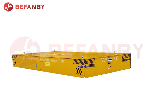 Battery Omnidirectional Trackless Transfer Cart Platform 150t