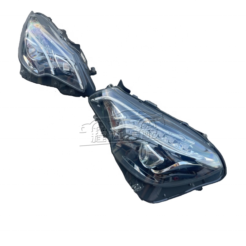 Quality W207 E300 E350 E450 Front High Configuration LED matrix Headlights Double Eye Lens Assist Steering for Mercedes-Benz