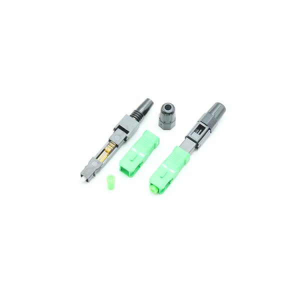 FTTH Fast Connector SC APC Field Assembly Connectors 0.9 / 2.0 / 3.0mm Quick Install Connector