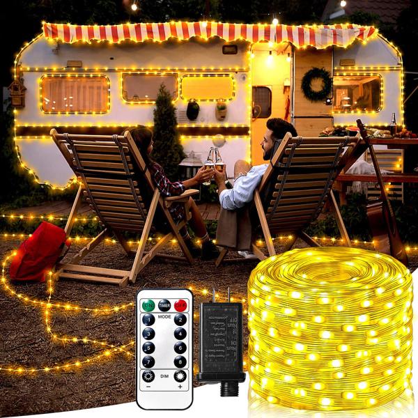 100pcs LED Christmas Decoration Lights Outdoor Use Leather String