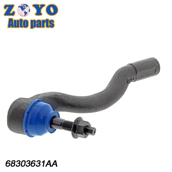 Left Position Tie Rod End for 2016-2022 Dodge Durango 68303631AA Black