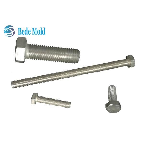 700MPa M12 Stainless Steel Bolt , DIN933 Full Thread Hex Head Screws A2-70
