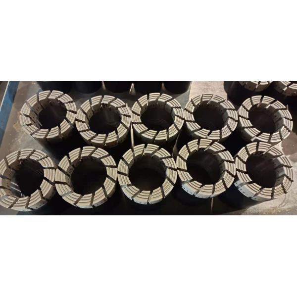 Spiral Type Vortex Crown HQ Impregnated Diamond Core Bits For Rock Formation
