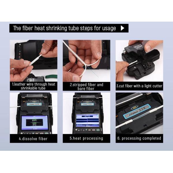 Single Core Needle 34mm Fiber Optic Splice Sleeve
