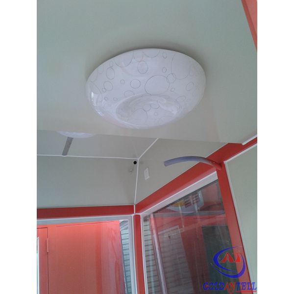 Movable Sentry Box , Outdoor Guard Security Cabin sandwich panel door