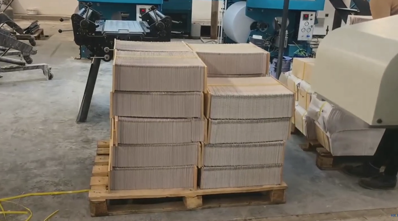 HXDK520 Automatic Vertical Stacking Bundling Machine Pressing Flapping Stack