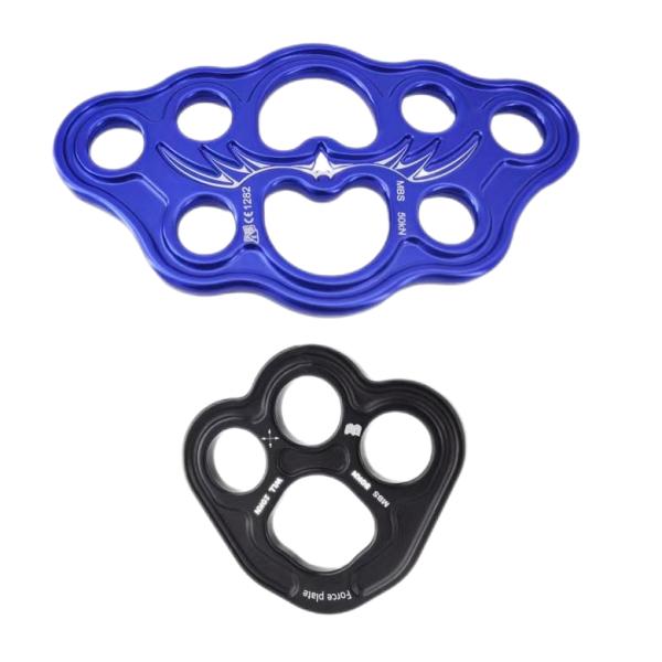 Versatile Multi-Hole Force Distribution Plate Climbing Gear Anchor Point Equipment