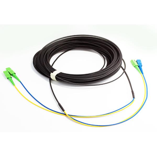 Customized Length SC APC to SC APC Simplex OS2 Single Mode LSZH 2.0mm Fiber Optic Patch Cable