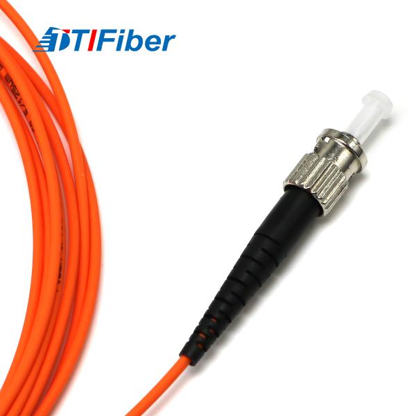 ST-ST Multimode Simplex Fiber Optic Patch Cord All Lengths Customizable