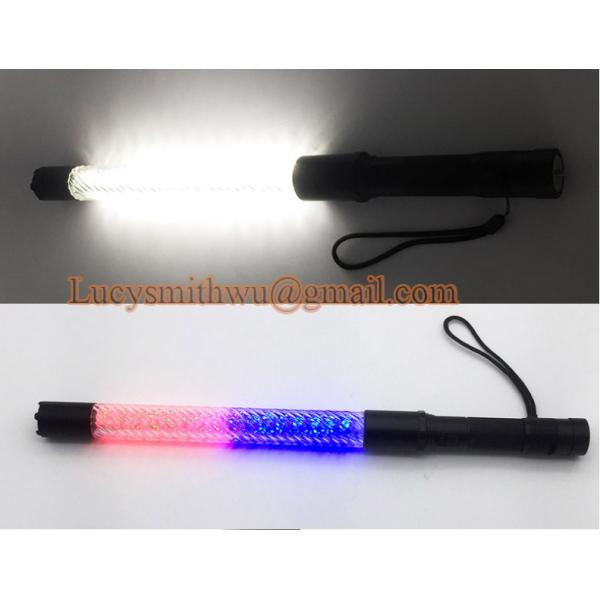 LED Multi function Rechargeable Red Traffic Flashing Baton steady Wand Light/traffic Flexible Bollard