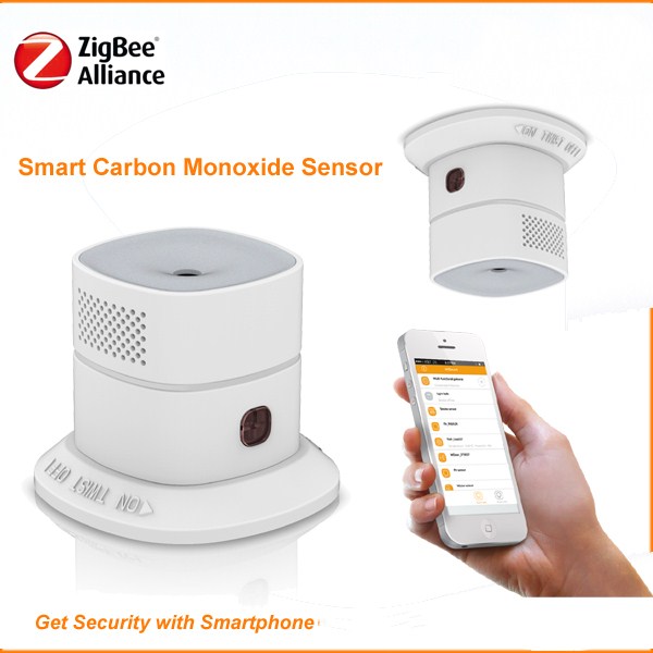 CE OEM Zigbee HA 1.2 Smart Home Automation System Carbon Monoxide CO Detector