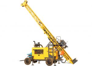 China Trailer Mounted Portable Diamond Core Drill Rig With BQ 1500m Drilling Capacity on sale