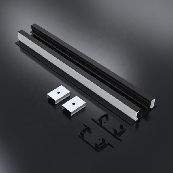 Buy Anodizing LED Strip Light Aluminium Extrusion Extruded Silver black color at wholesale prices