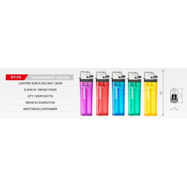 Disposable Refillable Lighter EU Standard With Dy-1703 Briquet Plastic